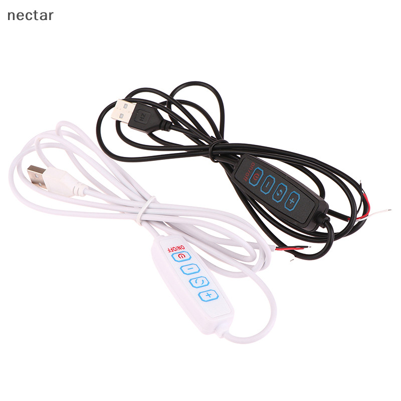 Tar 1.5M USB 5V LED Tri-สี Dimming สีปุ่มสวิทช์ Dimmer 4-Key Controller 2CH สําหรับแรงดันไฟฟ้าต่ํา LED CCT Bicolor Light N