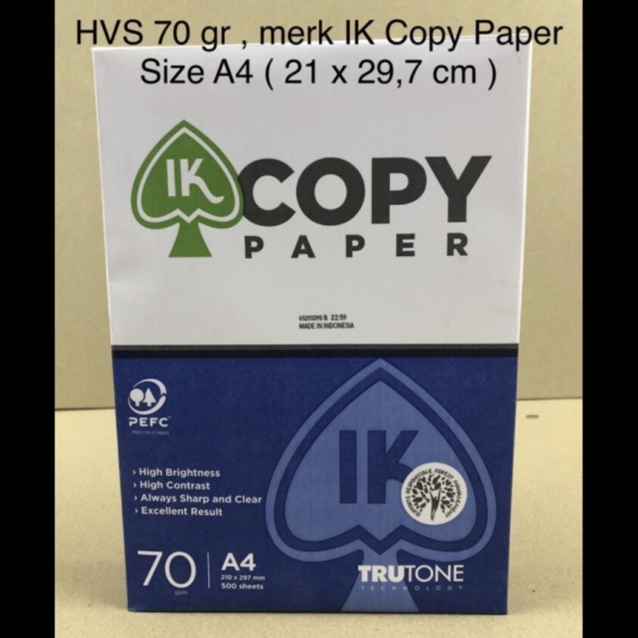 ✨ -กระดาษ Kopy 70 GRAM HVS ขนาด A4