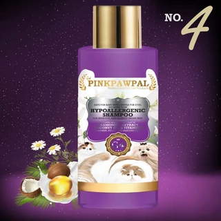 Pinkpawpal แชมพูสูตรอ่อนโยน แก้แพ้ เร่งขนยาว( Facial and kitten Shampoo )