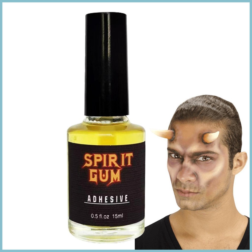 Spirit Gum กาวแต่งหน้าเคราปลอมกาวเครื่องแต่งกายฮาโลวีนอุปกรณ์เสริมสําหรับปาร์ตี้ฮาโลวีน Haunted linadth
