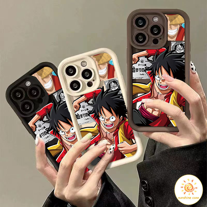 ตัวการ์ตูนวันพีซอะนิเมะเลือดร้อนของญี่ปุ่น 12 ไอโฟน11 For iPhone12 13 14 15Pro MAX X XS XR XS 6 7 8Plus SE20 เคสโทรศัพท์