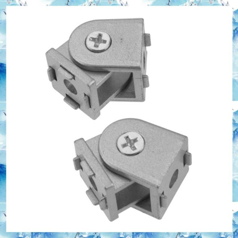 [ ] 2 ชิ้นอลูมิเนียมอัลลอยด์ Pivot Joint สําหรับโปรไฟล์อลูมิเนียม Extrusion 2020 Series ยืดหยุ่น Piv