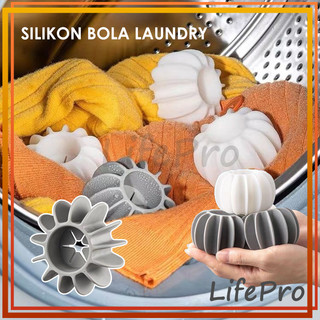 Reusable Silicone Laundry Ball / Silikon Bola Laundry Mesin Cuci Laundry