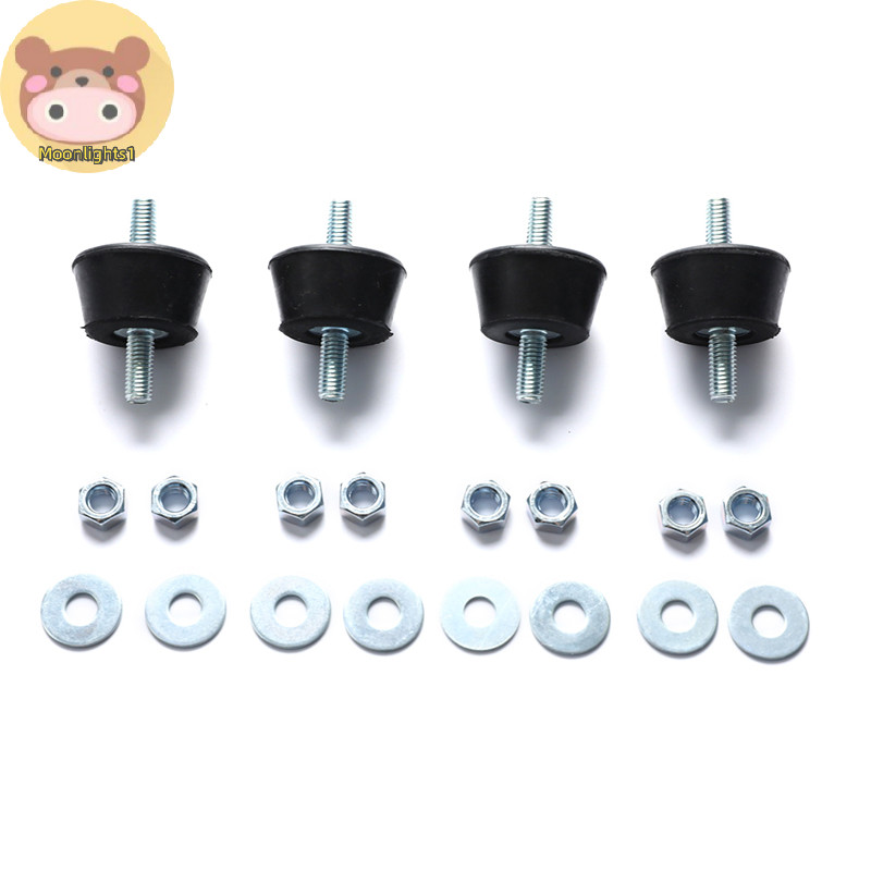 Moonlights1 4pcs Anti Vibration ยาง Mount Damper Shock Pad เบาะสําหรับเครื่องปรับอากาศ EN