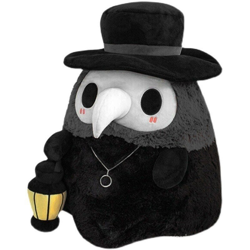 Steampunk Epidemic Doctor Plush Toy Crow Plague Clown ฮาโลวีนตุ๊กตาเรืองแสงตุ๊กตาผ้าดูดซับแสง