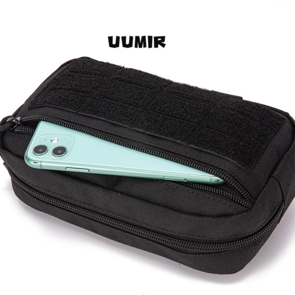 UUMIR  กระเป๋าแพ็คเอว, กระเป๋าใส่โทรศัพท์ EMT ฉุกเฉิน, กระเป๋าเครื่องมือยูทิลิตี้ EDC กระเป๋า Molle ชุดปฐมพยาบาลกลางแจ้ง