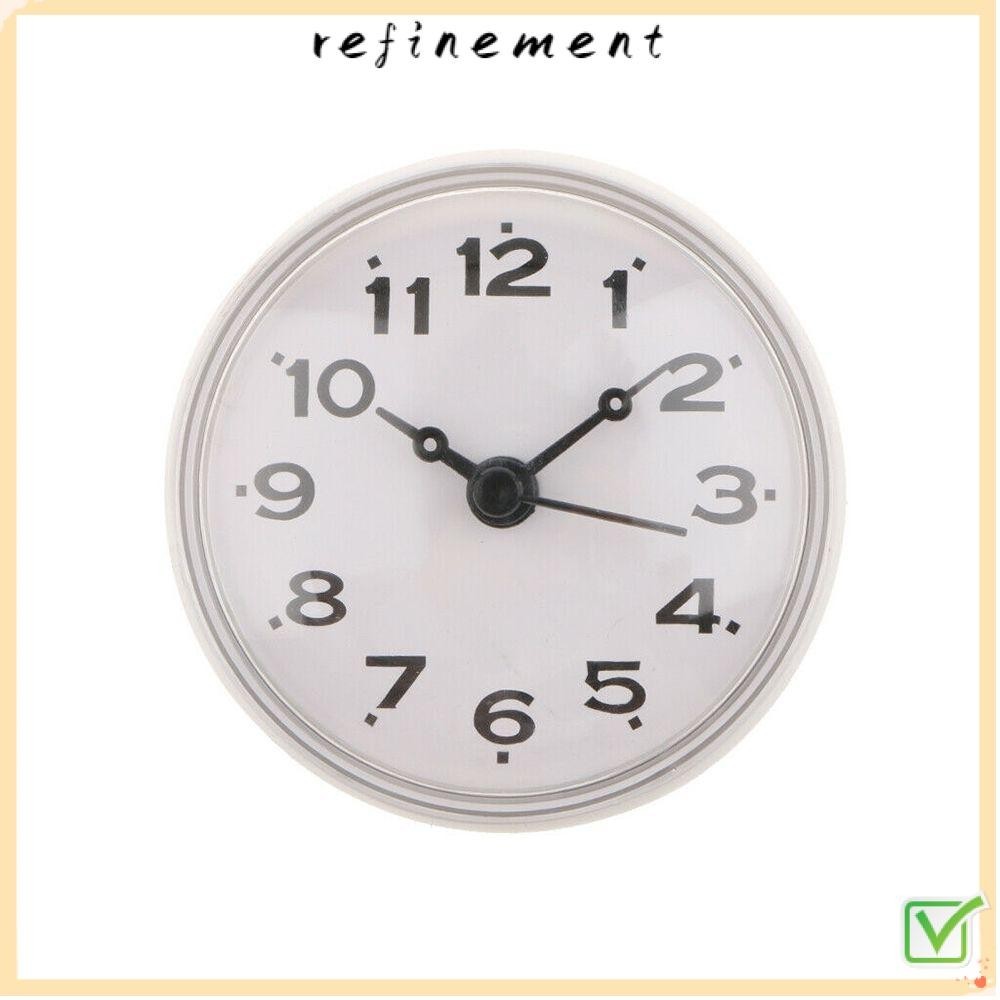 Refinement นาฬิกาแขวนผนัง กันน้ํา ขนาดเล็ก ห้องน้ํา ห้องครัว