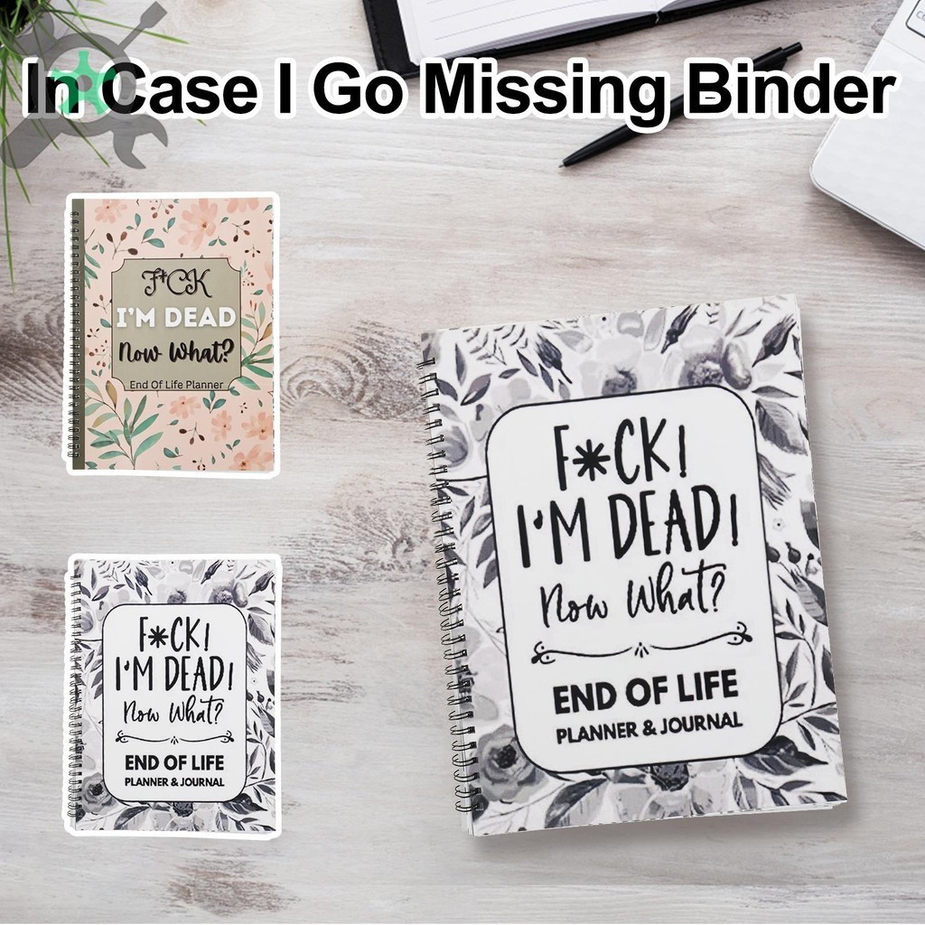 2 ชิ้น End of Life Planner Im Dead Now What Planner ตลก End of Life Book Planner Organizer Im Dead N