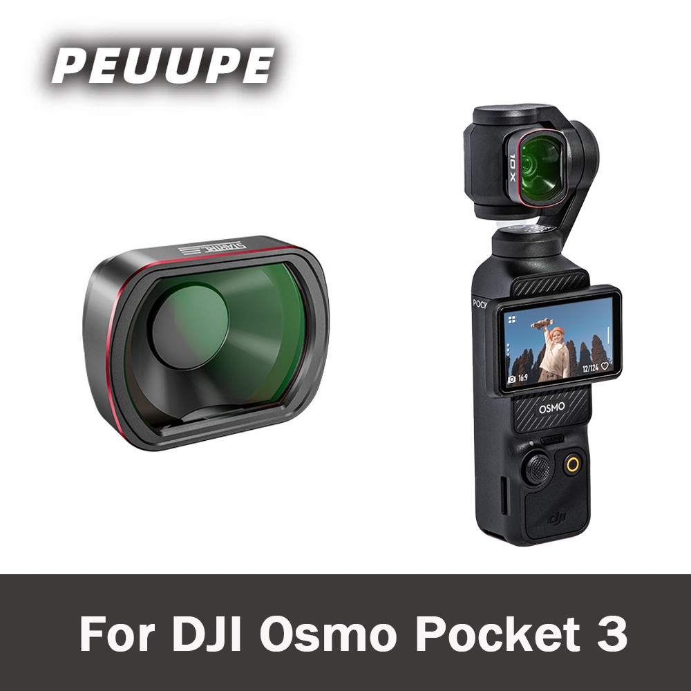 กล้องกิมบอลมือถือเลนส์มาโครแม่เหล็ก 10X สําหรับ DJI OSMO Pocket 3 HD เคลือบ Anti-Scratch Filter อุปกรณ์เสริมเลนส์