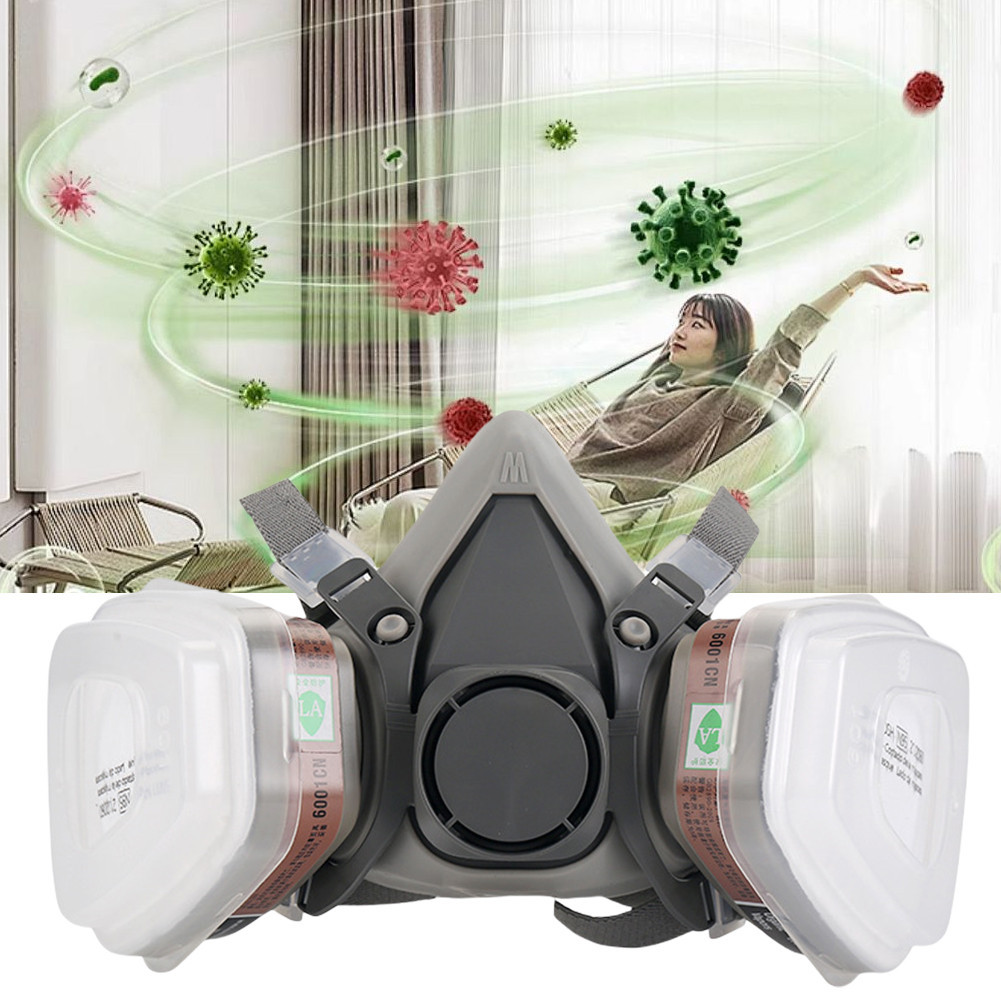 ป้องกันหมอก6200หน้ากากป้องกันแก๊สพิษความปลอดภัยทํางานกรอง6200หน้ากากป้องกันแก๊สพิษฟอร์มาลดีไฮด์หน้าก