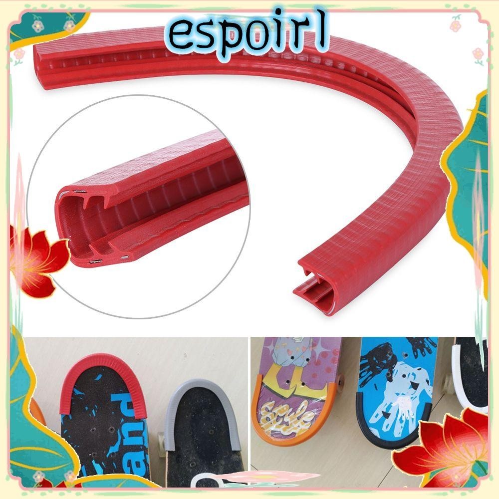 Espo สเก็ตบอร์ด Deck Guards แฟชั่น Longboard Dance Board ยางและเหล็ก U Channel Design