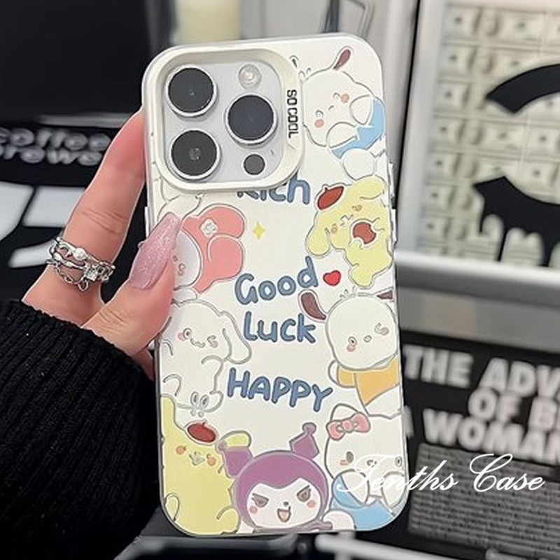 สําหรับoppo A79 A60 A18 A38 A78 A15 A15s A16k A16s A17 A17k A38 A57 A58 A77 A77s A78 4G A5 A9 A32 A33 2020 การ์ตูนเพื่อนสีWiverกรณีKuromiเคสโทรศัพท์
