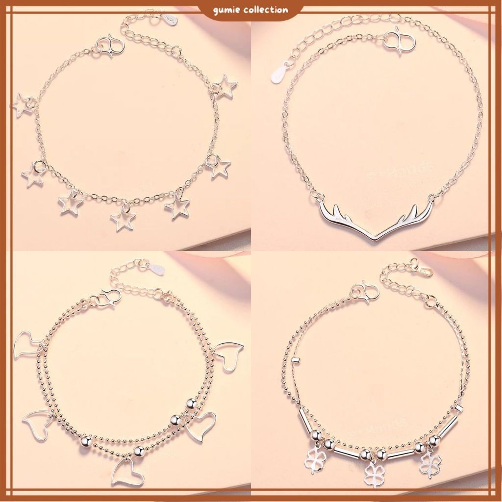 GC - ANTI-RUST FASHION TITANIUM SILVER BRACELET / BRACELET