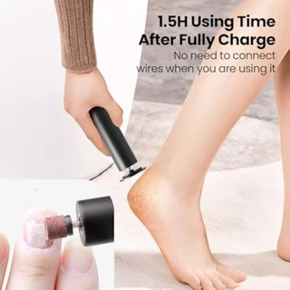 เครื่องกําจัดแคลลัสไฟฟ้าสําหรับเท้า, ตะไบเท้าไฟฟ้าเครื่องบดเล็บ 2 ใน 1, ชาร์จ Professional Foot Sander Pedicure เครื่องมือสําหรับเท้าแห้ง Dead Skin