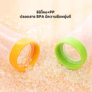 AIKOKY ช้อนบีบขวดซิลิโคนเด็ก ช้อนป้อนอาหารเหลว ช้อนฟีดขวดบีบ เครื่องมืออาหารเสริมสำหรับเด็ก