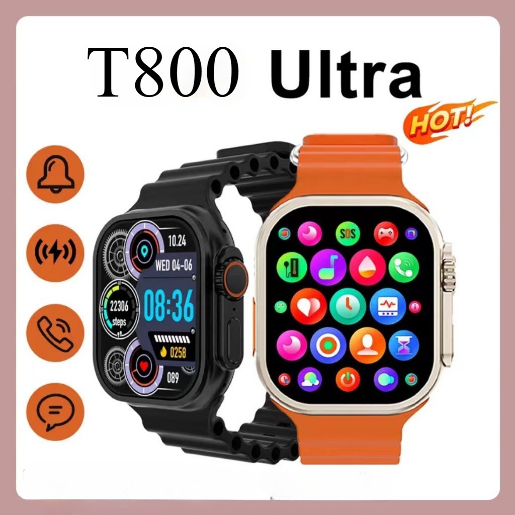 T800/T900/KD99ultra smart watch 1.99-inch high-definition large screen Bluetooth call sports Hiwatch