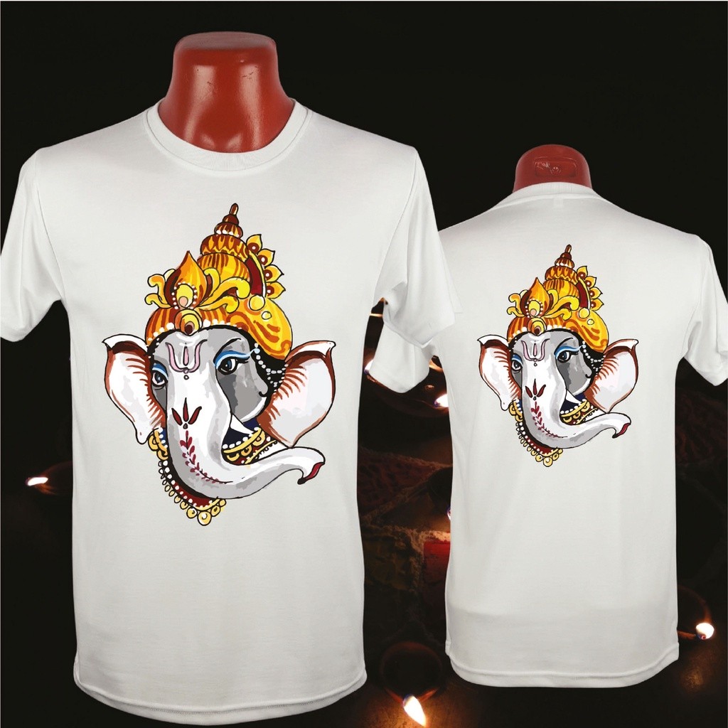 เสื้อยืด พระศิวะ ลายพระพิฆเนศ ลายโอม เสื้อมงคล เนื้อผ้า TKหนา นุ่ม ไม่ยับ พิมพ์ สีสด ทน ไม่ลอก เสื้อยืด 2024