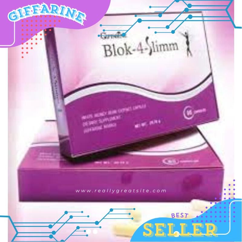 ลดน้ำหนัก ดักจับแป้งและน้ำตาล BLOCK-4-SLIMM GIFFARINE บล็อค-โฟร์- สลิม กิฟฟารีน