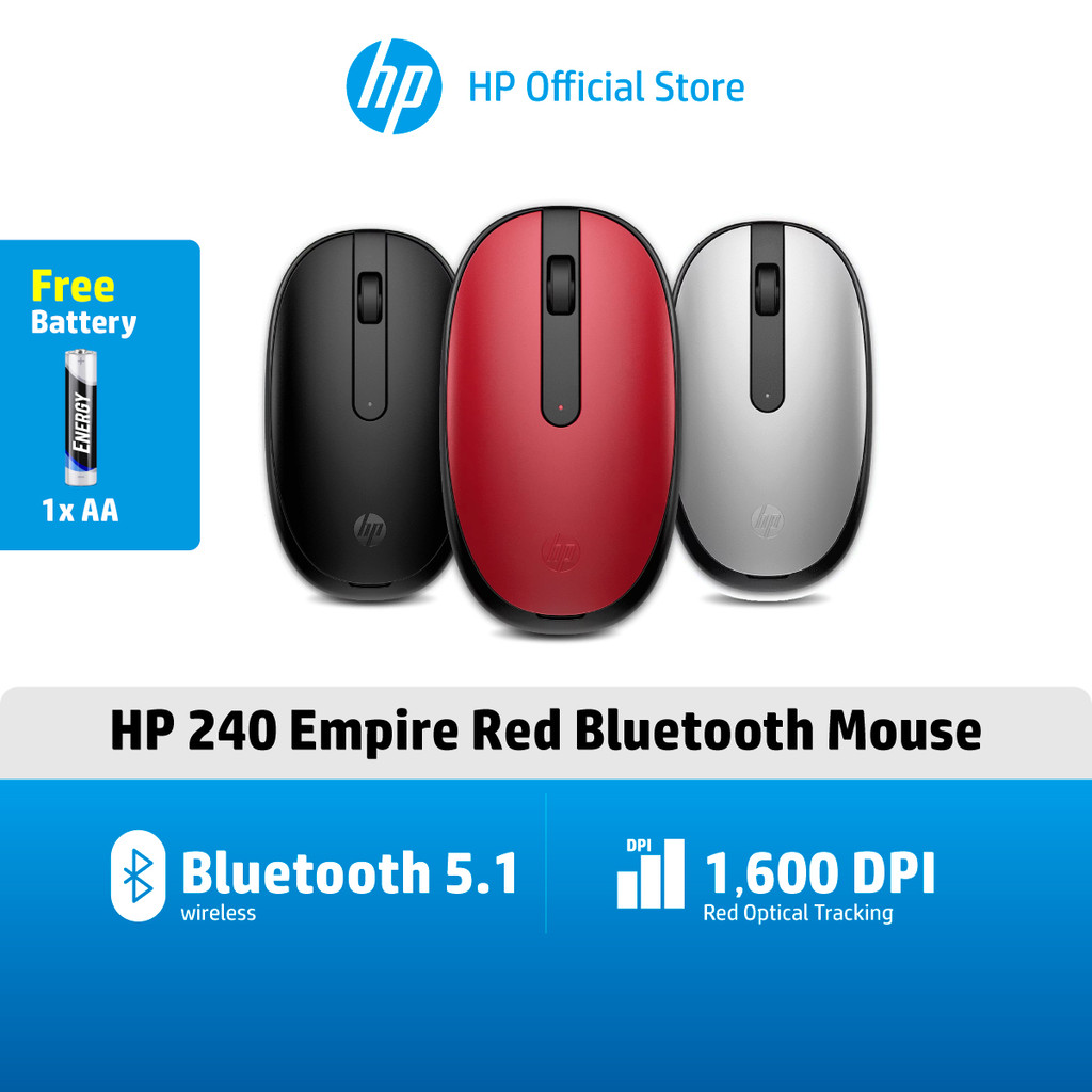 HP 240 BT Mouse A/P เมาส์ไร้สาย