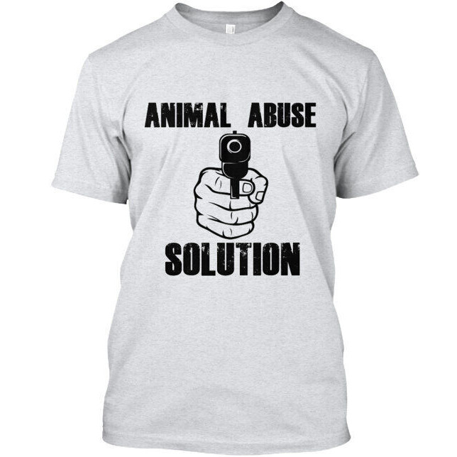 เสื้อยืด Animal Abuse Solution