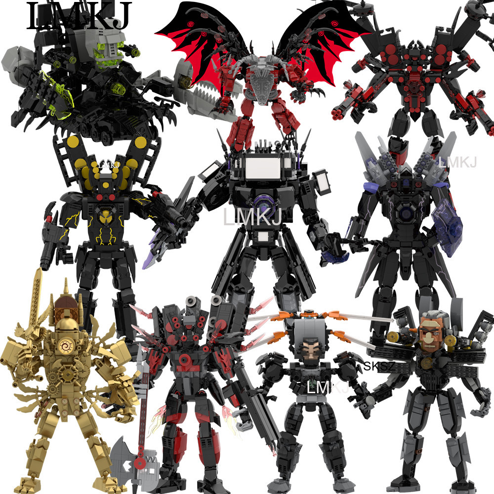 Lego Skibidi ห้องน้ํา Titan TVman/Titan Sound Man/Titan ลําโพง Man/Titan Monitor Man Building Blocks