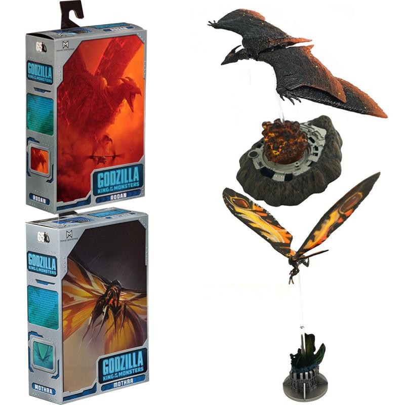 Neca Godzilla King of Monsters Mothra Mothra Flame Raton Rodan Joint Movable Model