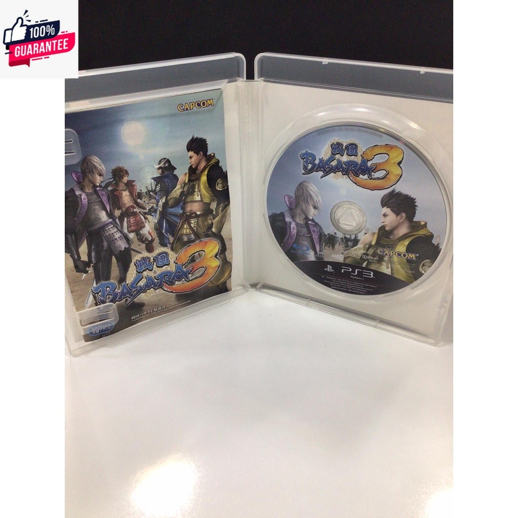 แผ่นแท้ PS3 Sengoku Basara 3 Japan BLJM-60218 | 55033