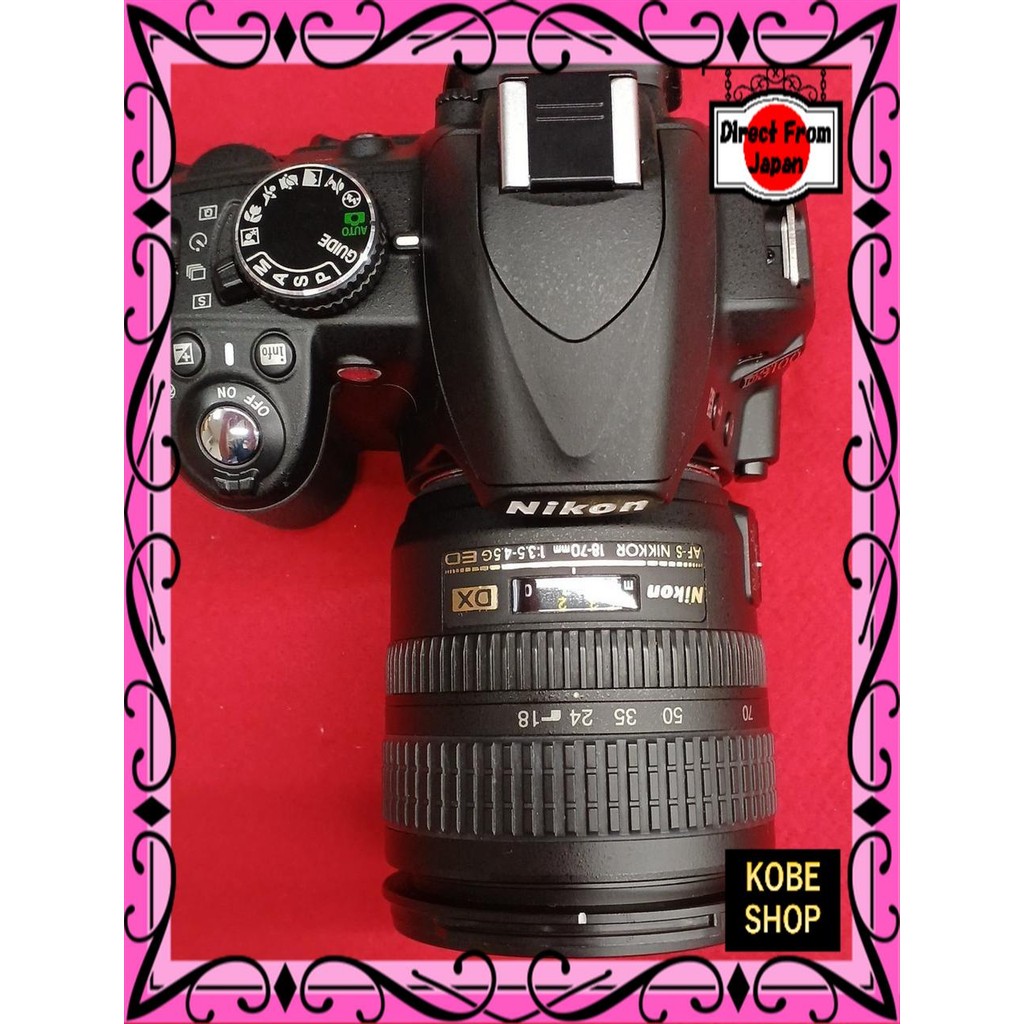 【ส่งตรงจากญี่ปุ่น】 ชุดเลนส์ NIKON D3100 Digital SLR 【สินค้ามือสอง】