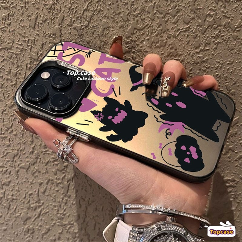 สําหรับoppo A3X A60 A79 A18 A38 A78 A15 A15s A16k A16s A17 A17k A38 A57 A58 A77 A78 4G A5 A9 A53 A32 Little Ghost A32 เคสโทรศัพท์สี
