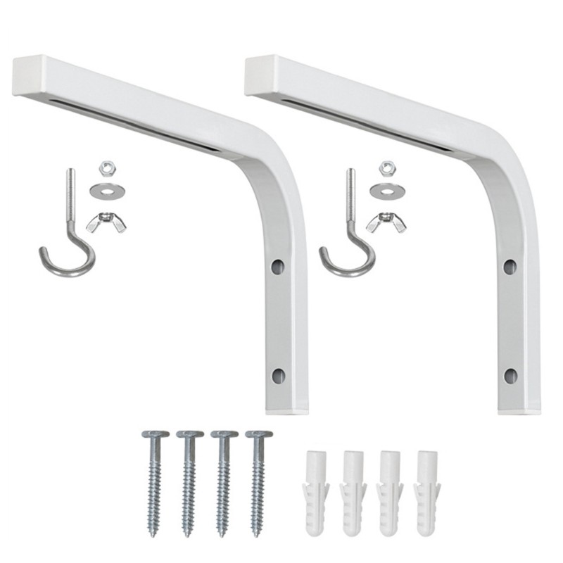 RR Durability Projector Screen Holder L Brackets for Wall Ceiling Mount Setups