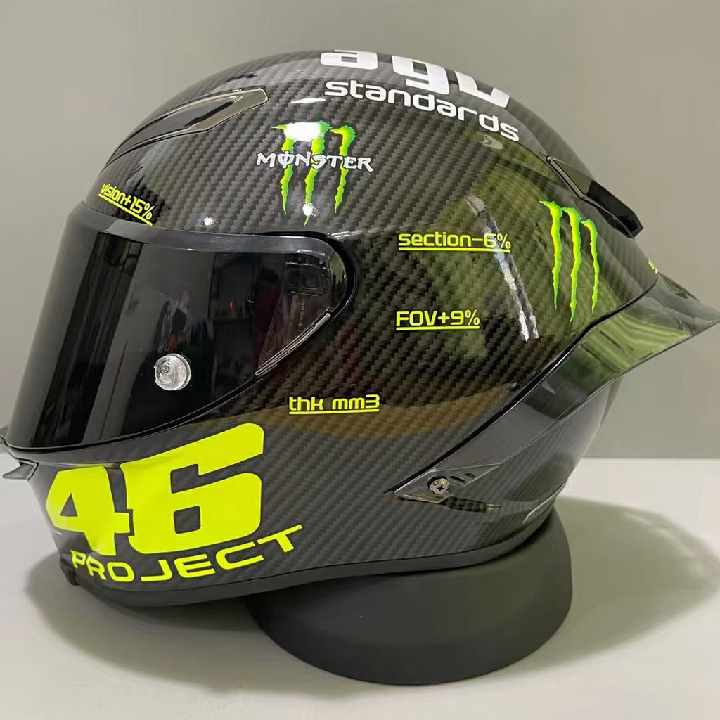 Pista GPR Luminous Claws รถจักรยานยนต์หมวกกันน็อคเต็มหน้าขี่ Motocross Racing Motobike หมวกกันน็อค