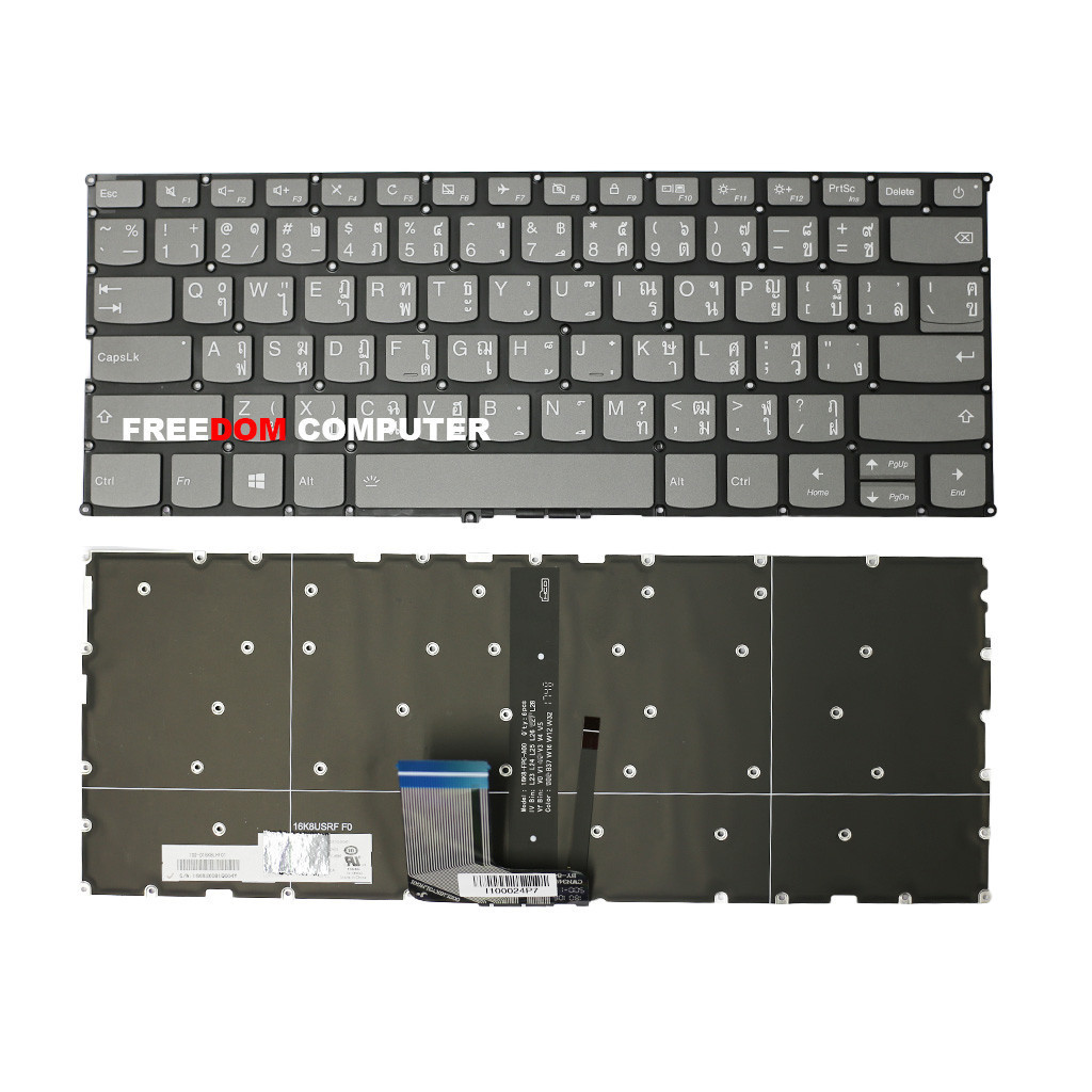 คีย์บอร์ด Lenovo 320S-13IKB 720S-14 720S-14IKB 720S-14IKBR 9Z.NDULN.B01 ไทย อังกฤษ KEYBOARD