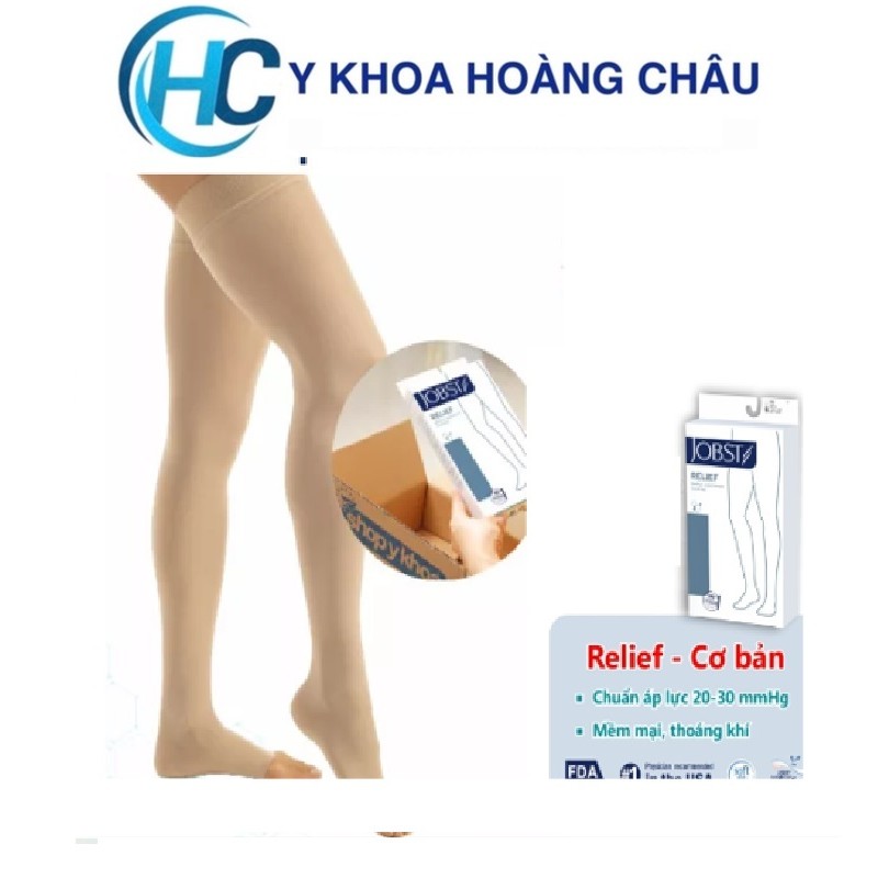 [GENUINE] JOBST Relief ถุงน่องทางการแพทย์ (ถุงน่องสูง) ถุงน่องป้องกันการแตกร้าว (สหรัฐอเมริกา 100%)