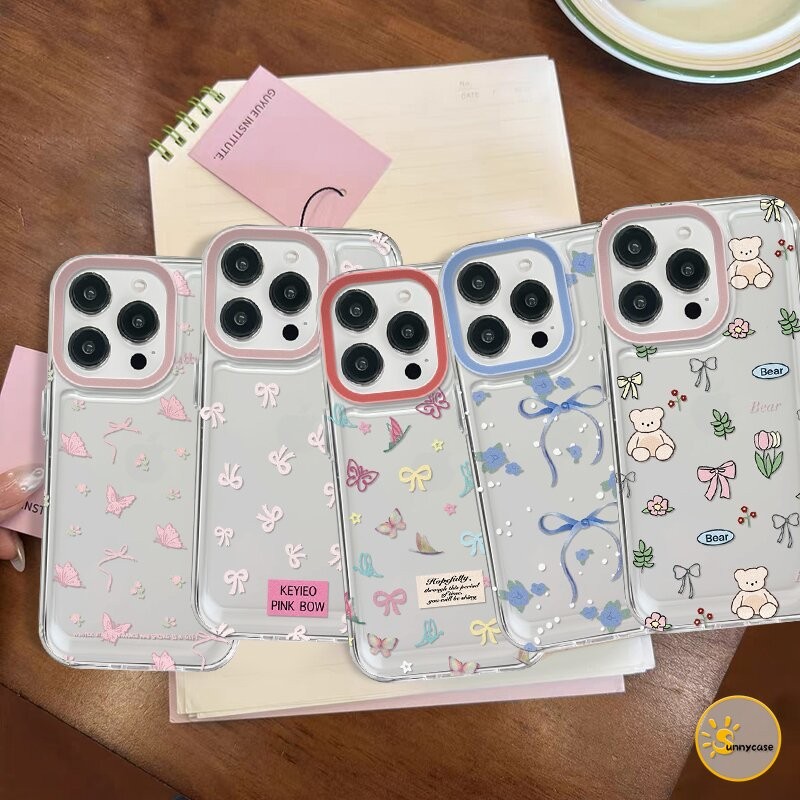 เคสนิ่มใสลายดอกไม้เรียบง่าย เข้ากันได้กับ VIVO Y21 Y20 Y17s Y16 Y22 Y12i Y15s Y15 Y12 Y21s Y91 Y27 Y02 Y11 Y17 Y36 Y20s