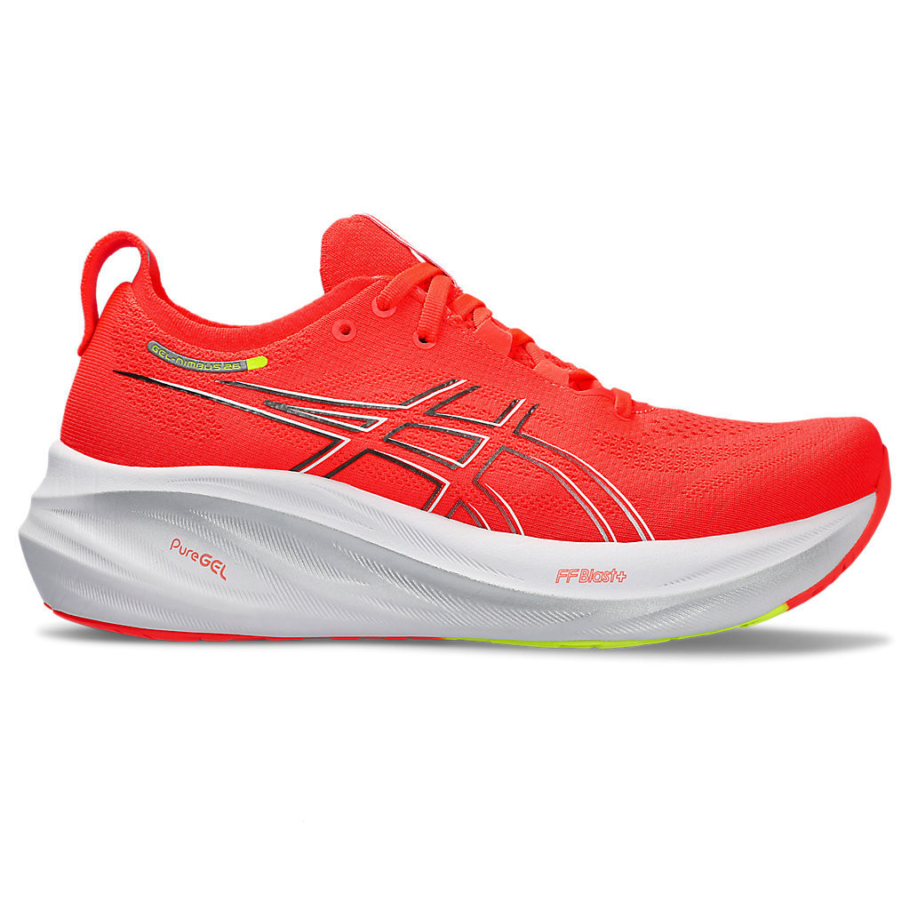 Asics GEL-Nimbus 26รองเท้าวิ่งผู้หญิงใน SUNRISE red/pure SILVER