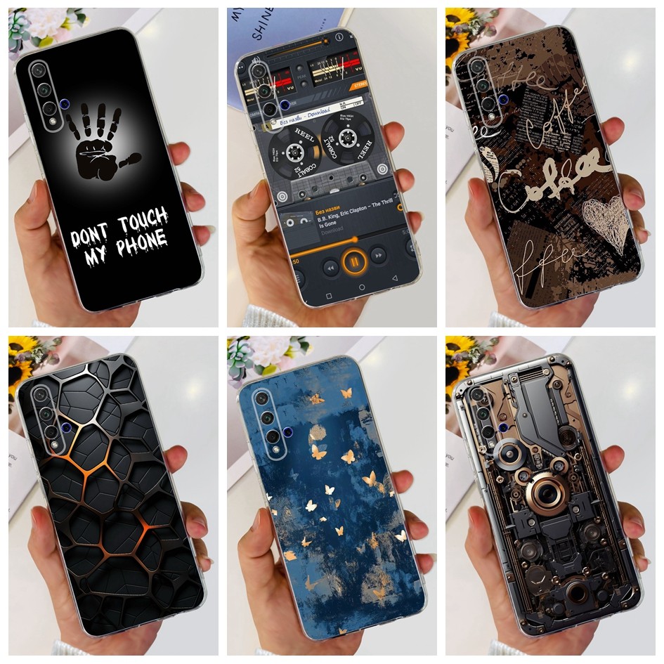 สําหรับ Huawei Nova 5T กรณี YAL-L21 YAL-L61 YAL-L71 กันกระแทก Cool การ์ตูนซิลิโคนนุ่มเคสโทรศัพท์สําหรับ Honor 20 กันชน