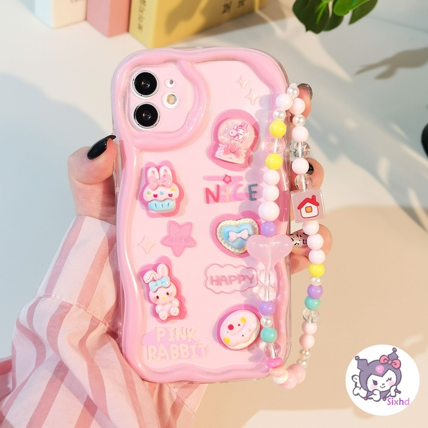SAMSUNG เคสการ์ตูนสีชมพู สําหรับ A06 A15 A35 A55 A54 A14 A13 A12 A05 A05s A50 A50s A16 A53 A30 A32 A34 A23 A24 A25 A33 A04s A52s A03s A22