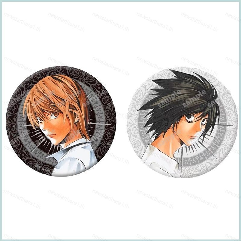 Jason DEATH NOTE Yagami Light L Lawliet Badge อะนิเมะคอลเลกชันของที่ระลึกของขวัญสําหรับเด็กผู้หญิง