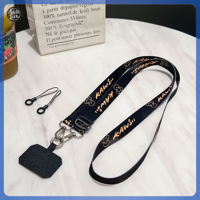Wl| Brownbear Snoopy Beer โทรศัพท์ Lanyard Anti-Loss ยาว Crossbody สายคล้องคอกล้องพวงกุญแจจี้สําหรับ Iphone Huawei Xiaomi ใหม่