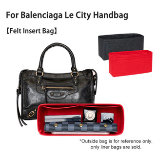 Felt ผ้าใส่กระเป๋าเหมาะสําหรับ Balenciaga Le City กระเป๋า Or…