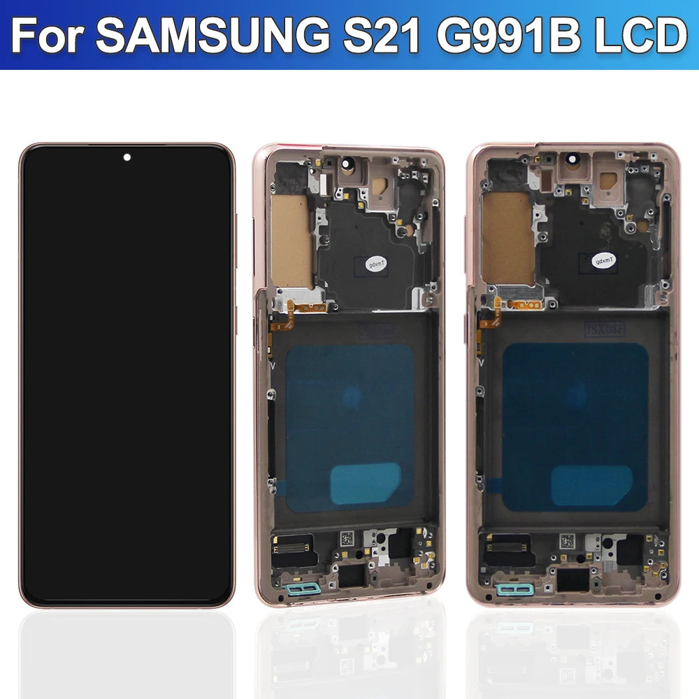 TFT หน้าจอ LCD สําหรับ Samsung S21 5G จอแสดงผล SM-G991B G991B/DS G991U สําหรับ S21 จอแสดงผล LCD Touc