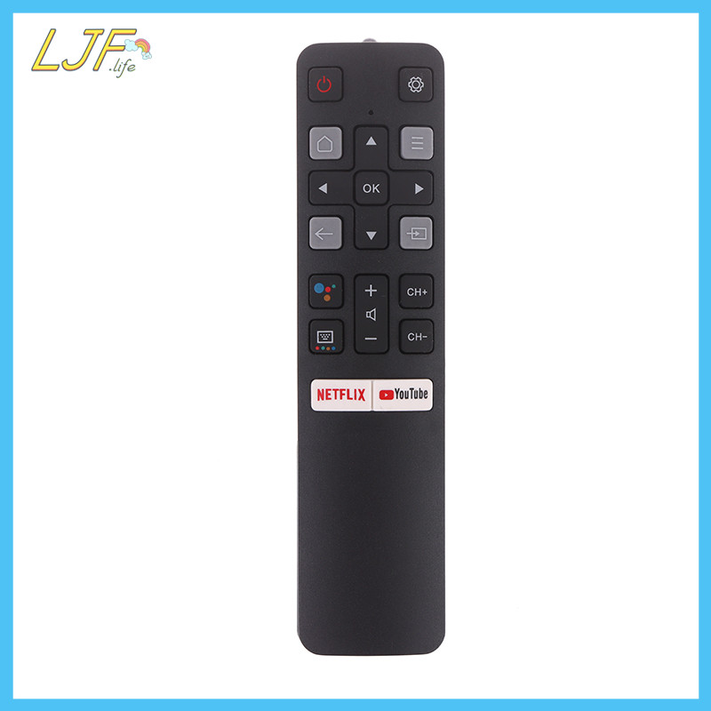 Ljf สําหรับ TCL พร้อม Netflix และ YouTube RC802V 49P30FS 65P8S 55C715 49S6800 43S434 ใหม่เสียงรีโมทค