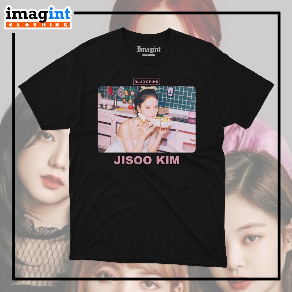 เสื้อยืด BLACKPINK JISOO KIM เสื้อยืด BLACKPINK DISTRO สําหรับผู้ชายและผู้หญิง