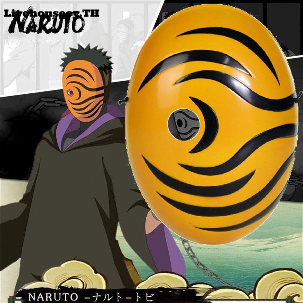 💖💖💖Livehouseey Anime Naruto Uchiha Obito Akatsuki Ninja Madara Uchiha Masquerade Cosplay Cartoons Fu