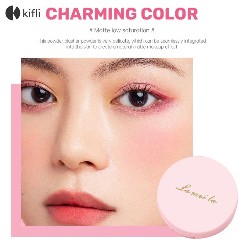 kifli.thNude Color Blusher Beginner Monochrome Blusher Students Natural Brightening Blusher Plate-KI