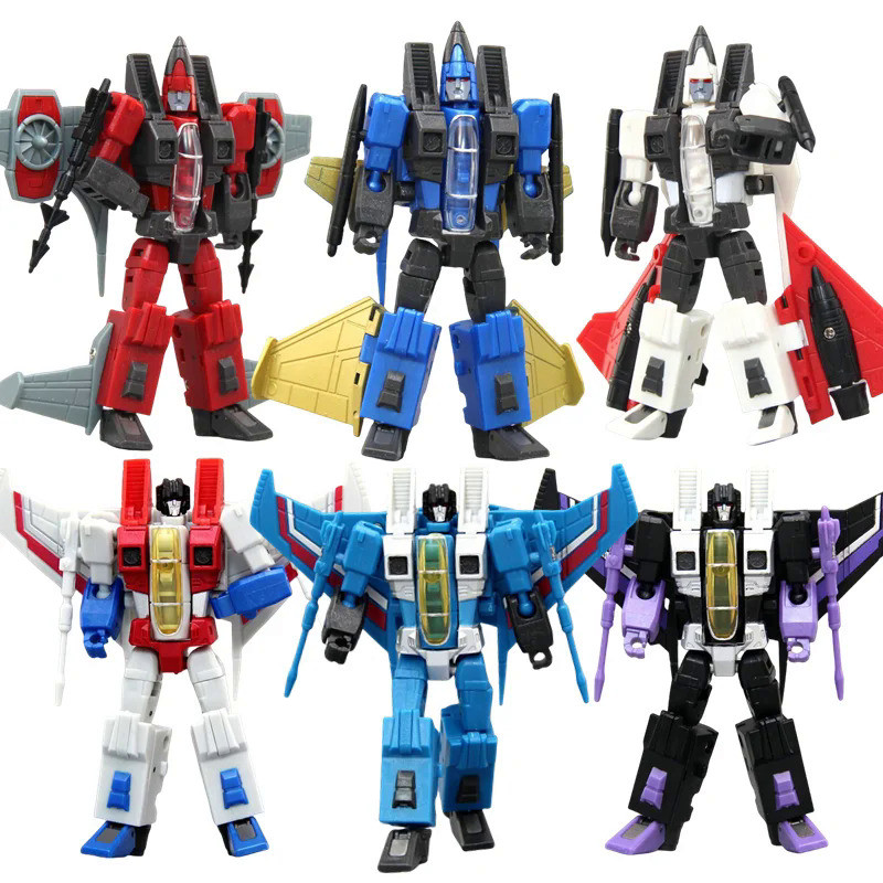 Transformation Robot Starscream Skywarp Thundercracker Ramjet Dirge Thrust Action Figure Action Char