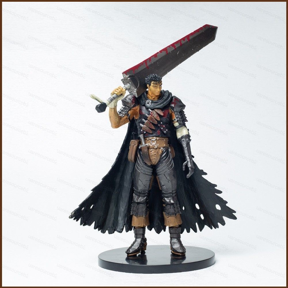 Sqd BERSERK Guts Action Figure ดาบสีดํา Gecco ตุ๊กตาของเล่นสําหรับของขวัญเด็กคอลเลกชันเครื่องประดับรถ