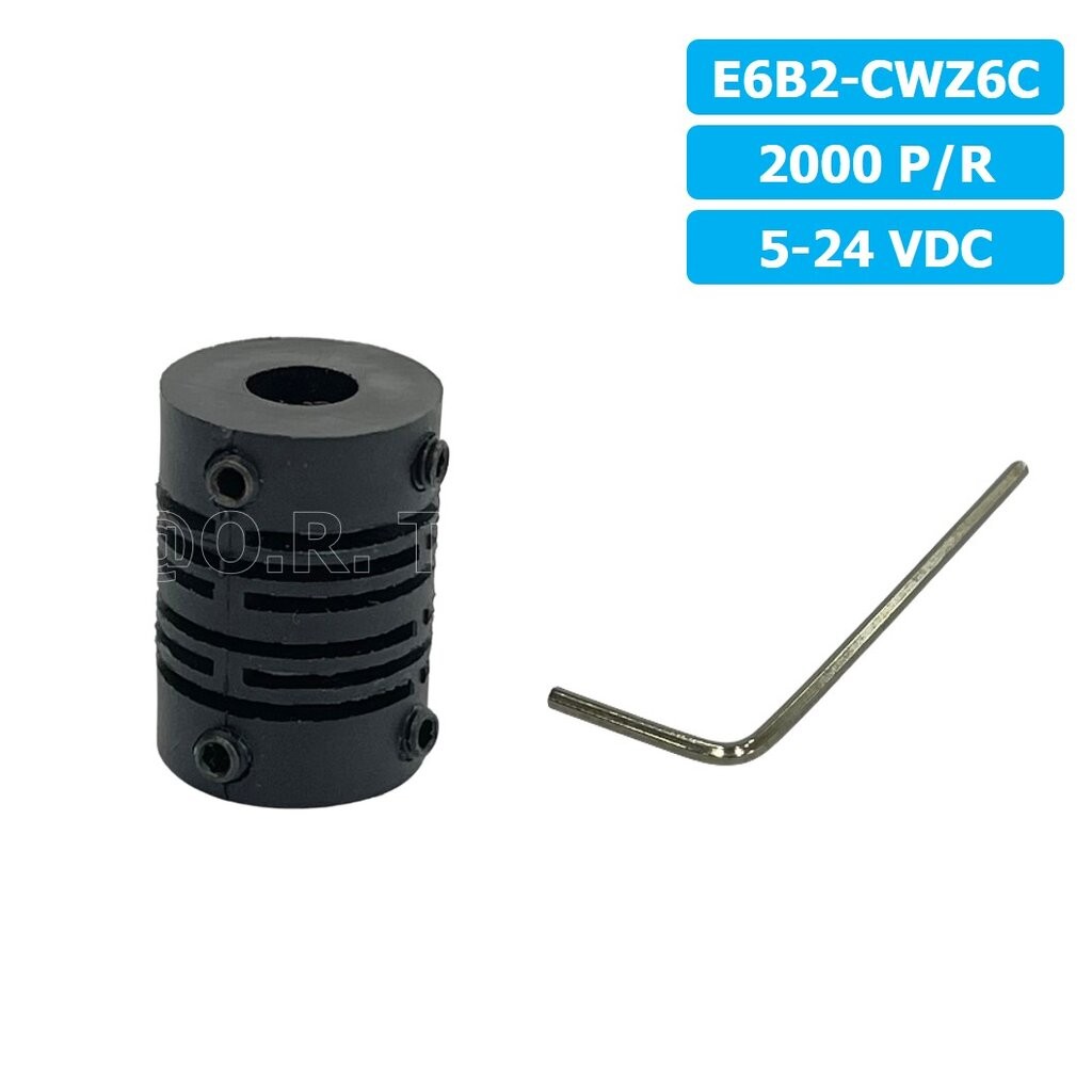 E6B2-CWZ6C 5-24VDC 100/360/600/1000/1024/2000P/R (Pulses/Revolution) โรตารี่เอ็นโค้ดเดอร์ ROTARY ENCODER INCREMENTAL ...