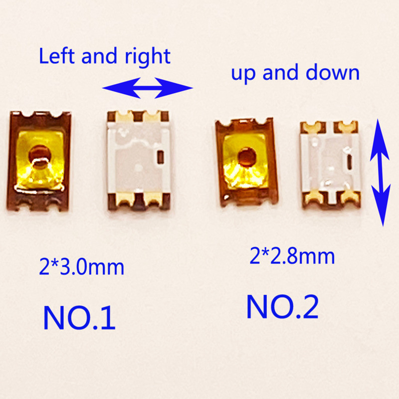 10-50pcs Power On Off ภายในสวิทช์ปุ่มปุ่มควบคุมเหมาะสําหรับ huawei หรืออื่นๆยี่ห้อโทรศัพท์มือถือ 2*2.8 2*3.0 มม.ปิดปุ่ม