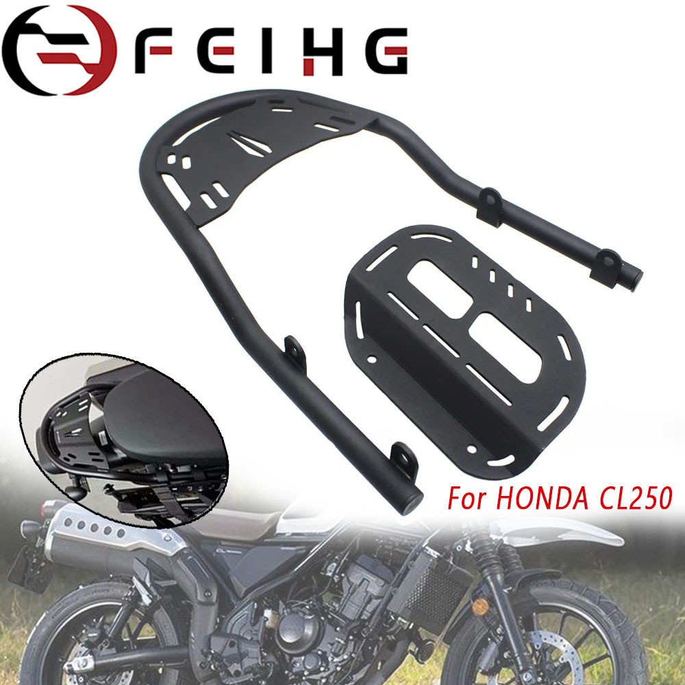 ชั้นวางรถจักรยานยนต์ผู้ถือ Fit สําหรับ HONDA CL250 CL300 CL500 CL 250 300 500 2023 2024 กระเป๋าด้านห